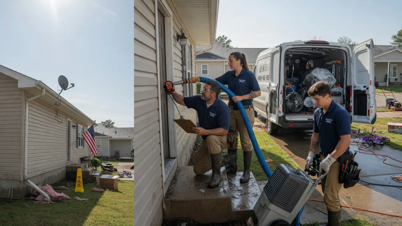 Ceiling Water Damage Restoration in Nicoma Park, OK near me
